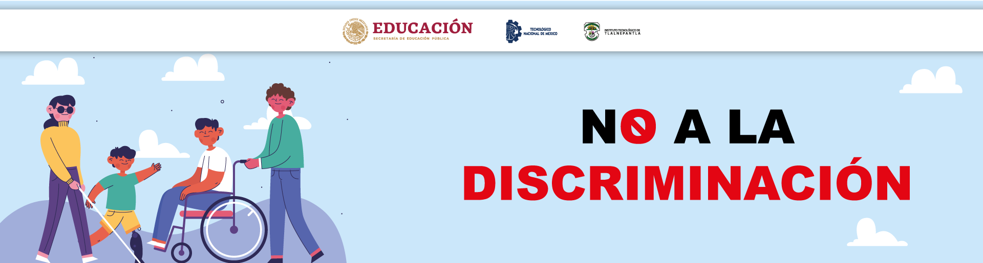 NO A LA DISCRMINACIÓN