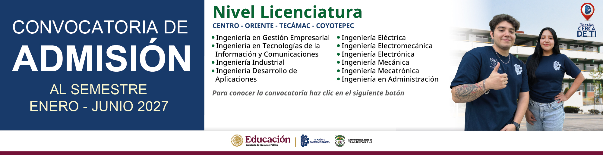 CONVOCATORIA ESCOLARIZADA